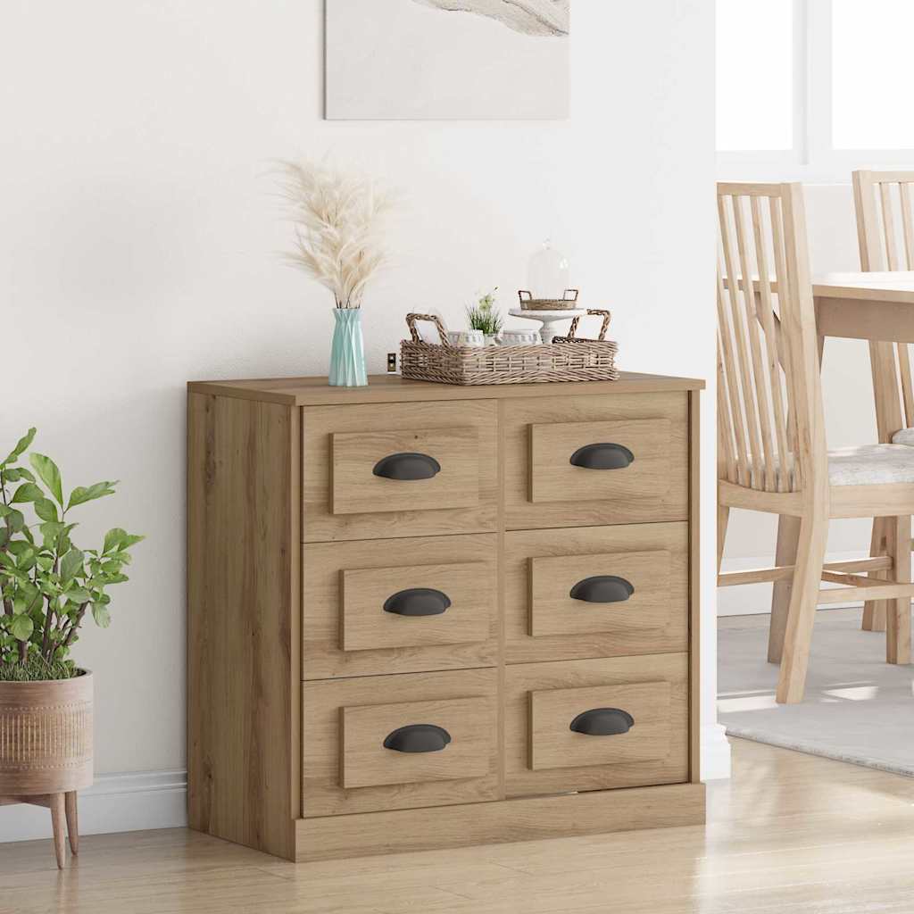 Credenza con cassetto Rovere artigianale 70 x 35,5 x 67,5 cm