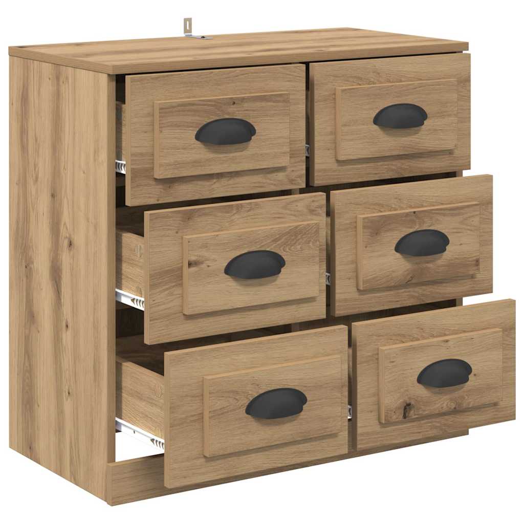 Credenza con cassetto Rovere artigianale 70 x 35,5 x 67,5 cm