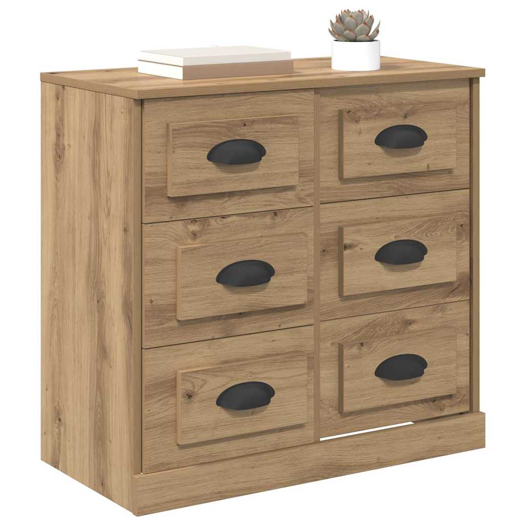 Credenza con cassetto Rovere artigianale 70 x 35,5 x 67,5 cm