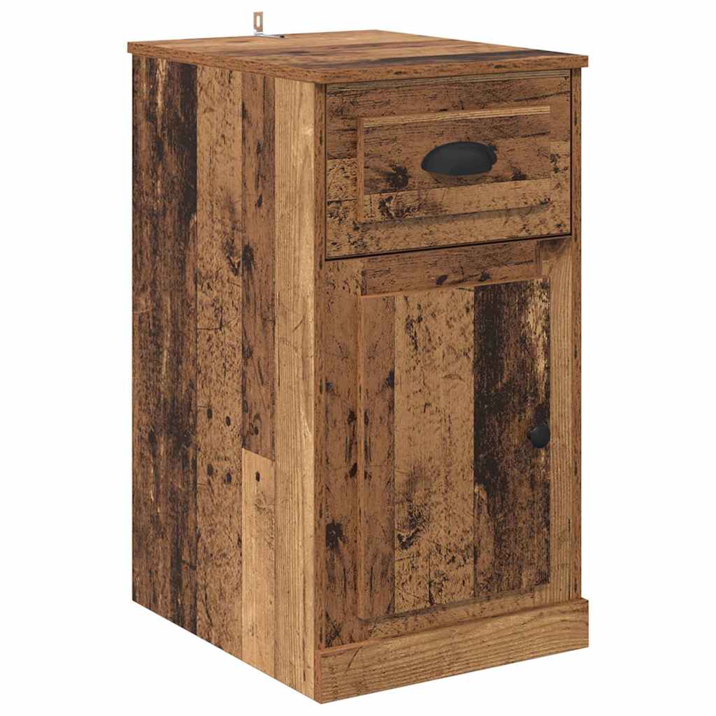 Mobile laterale Legno vecchio 40 x 50 x 75 cm Legno multistrato