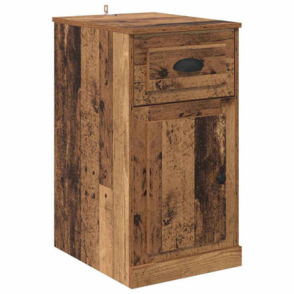 Mobile laterale Legno vecchio 40 x 50 x 75 cm Legno multistrato