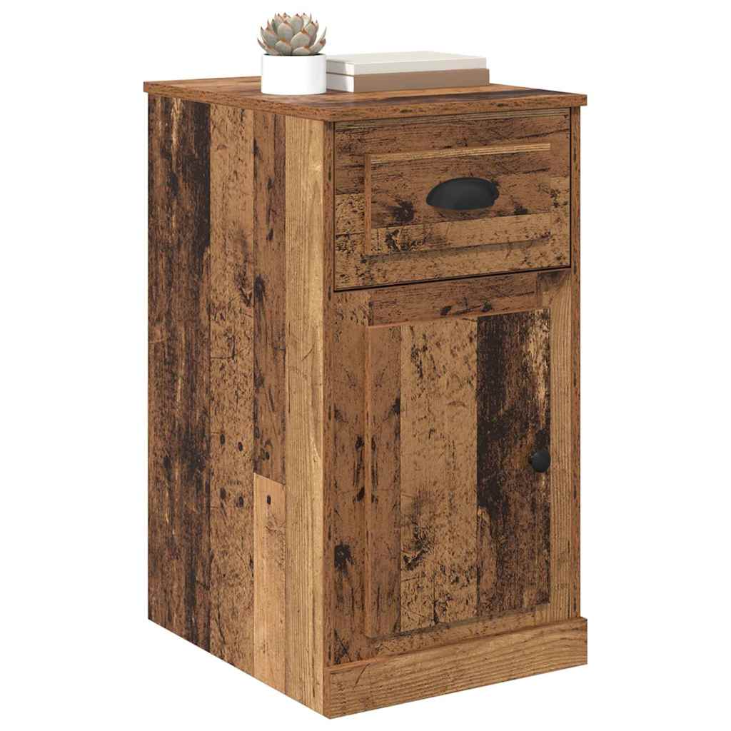 Mobile laterale Legno vecchio 40 x 50 x 75 cm Legno multistrato