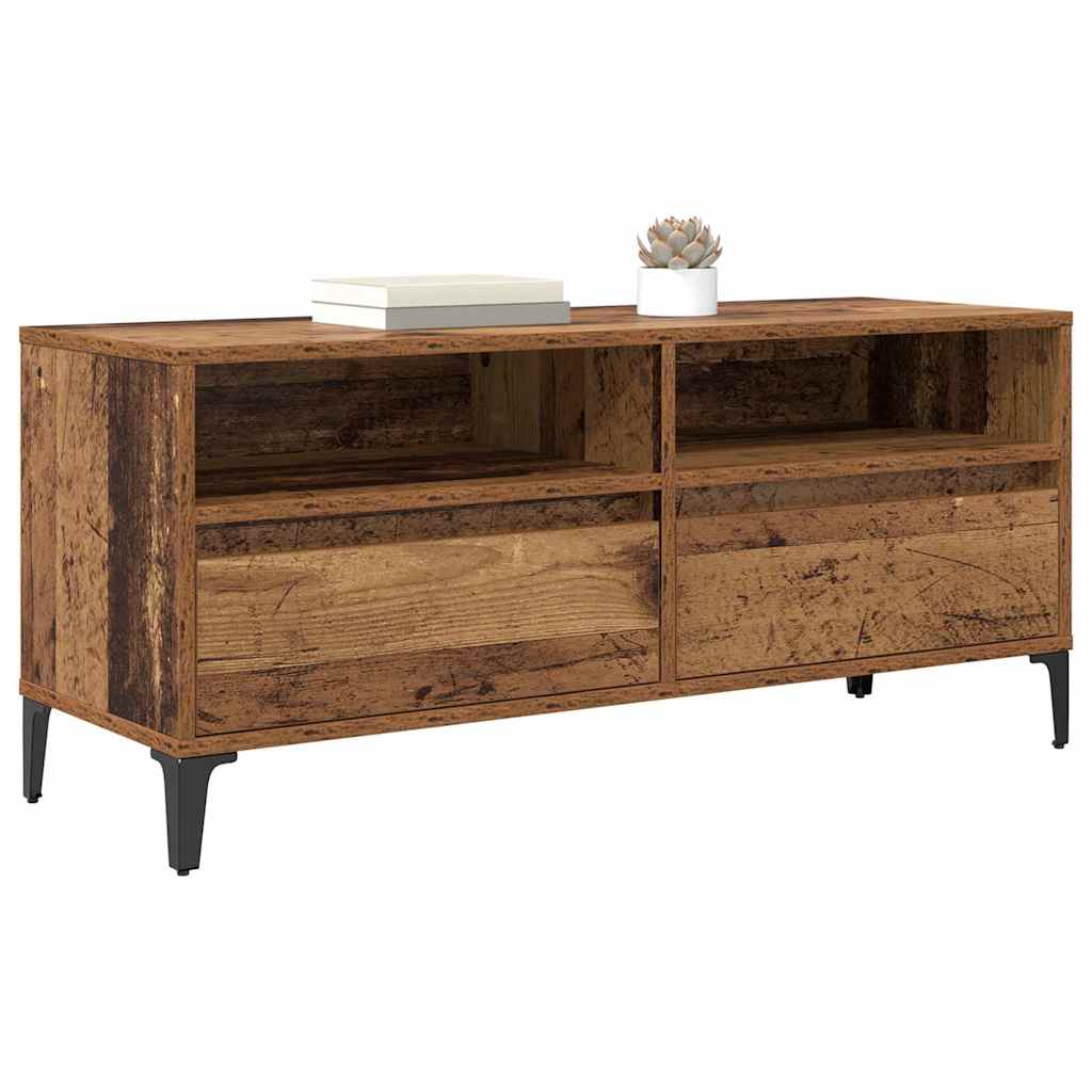Mobile TV con cassetto Legno vecchio 100 x 34,5 x 44,5 cm