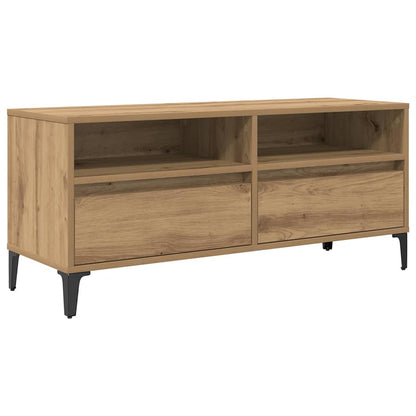 Mobile TV con cassetto Rovere artigianale 100 x 34,5 x 44,5 cm