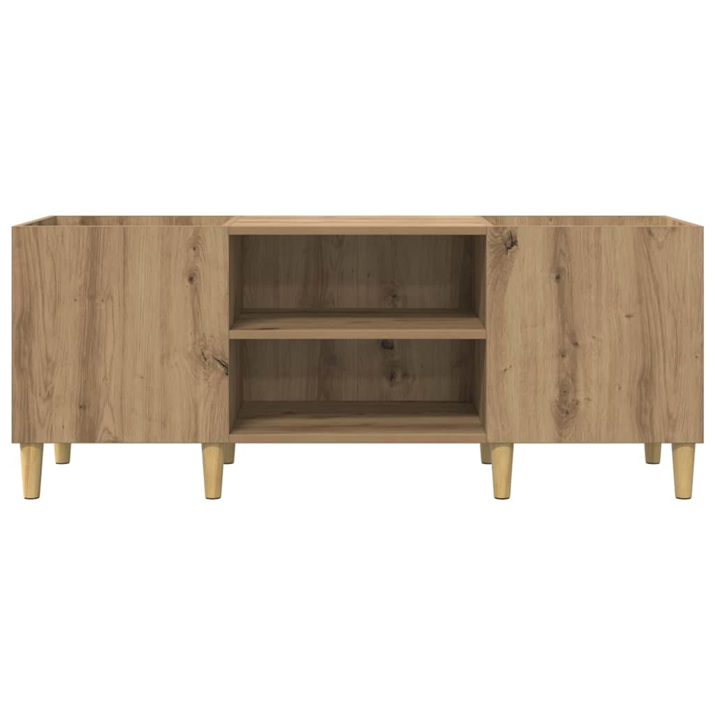 Mobile porta vinili Rovere artigianale 121 x 38 x 48 cm