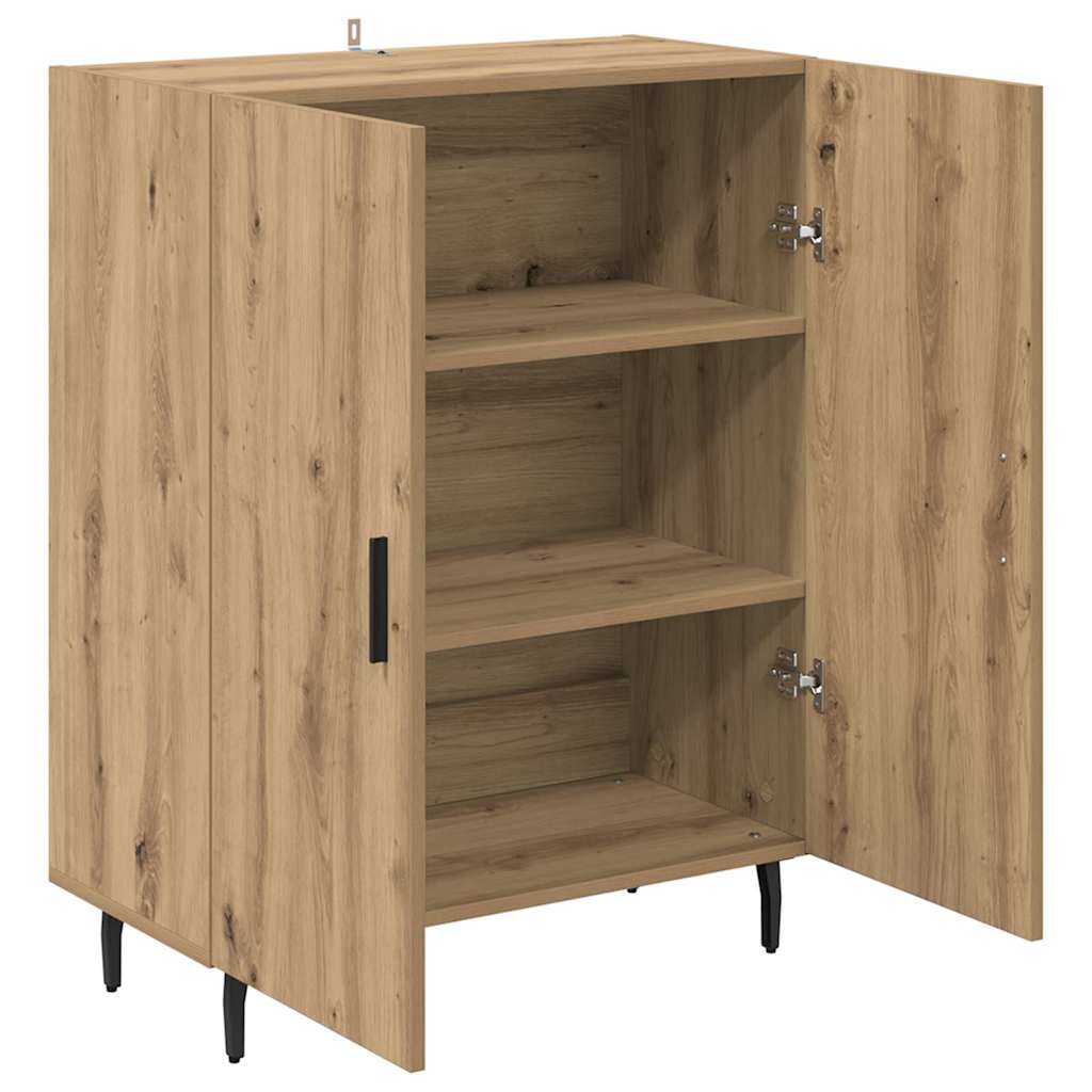 Credenza Rovere artigianale 69,5 x 34 x 90 cm Legno multistrato