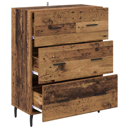 Credenza con cassetto Legno vecchio 69,5 x 34 x 90 cm