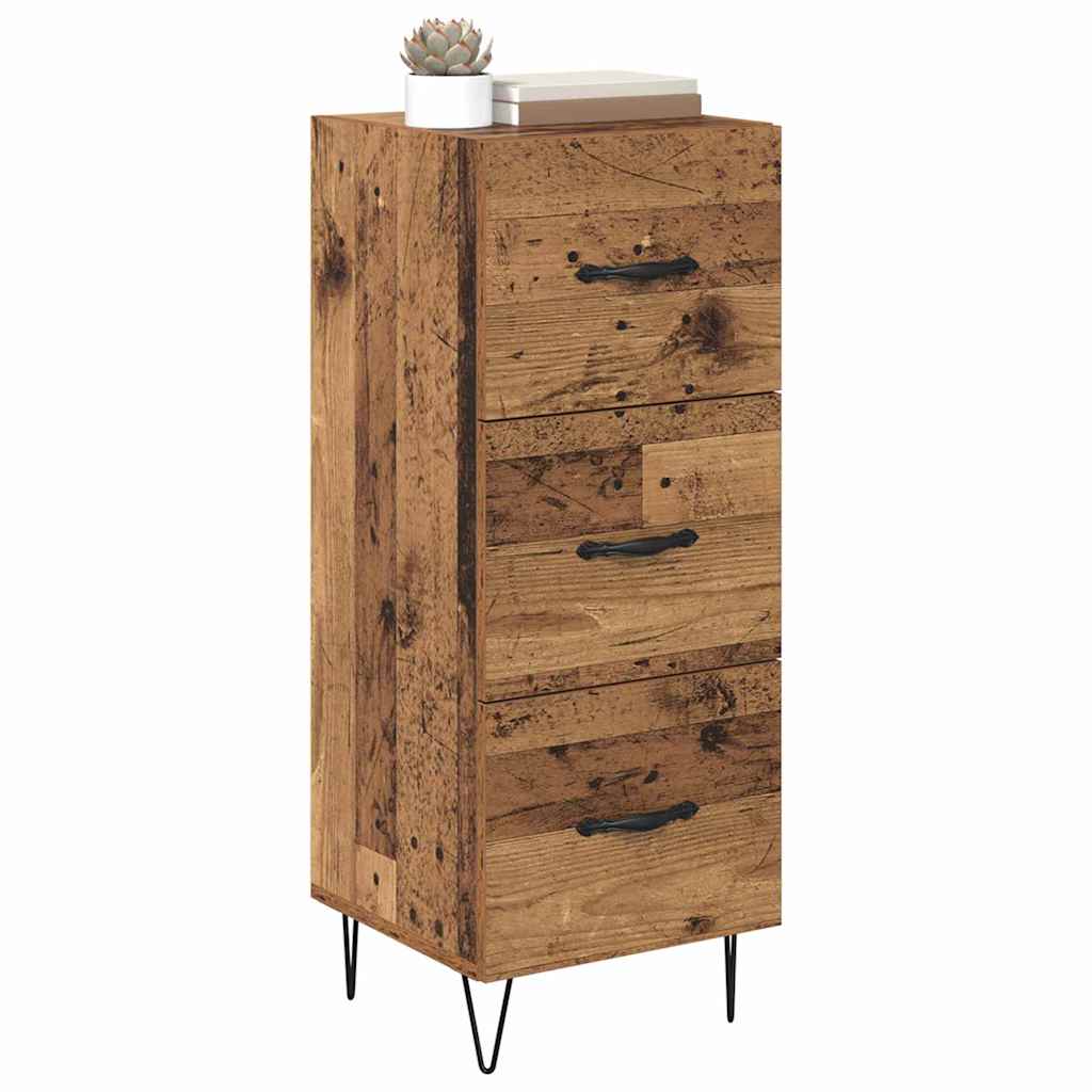 Credenza Legno vecchio 34 x 34,5 x 90 cm Legno multistrato