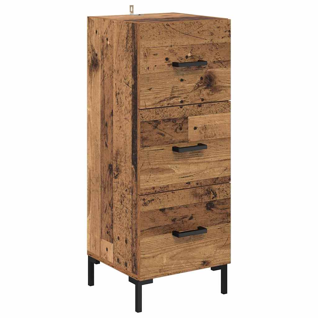 Credenza Legno vecchio 34.5 x 34 x 90 cm Legno multistrato
