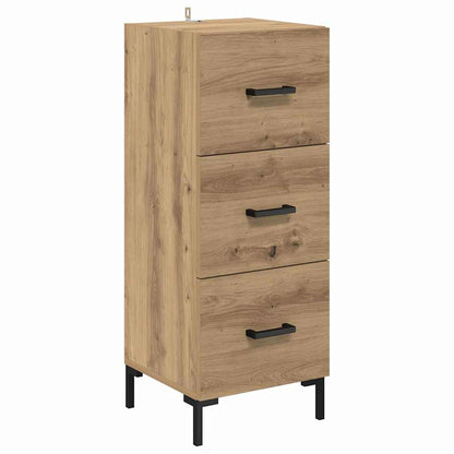 Credenza Rovere artigianale 34,5 x 34 x 90 cm Legno multistrato