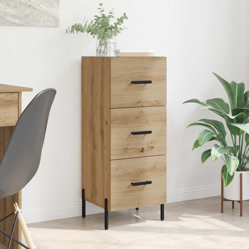 Credenza rovere artigianale 34 x 34.5 x 90 cm Legno multistrato