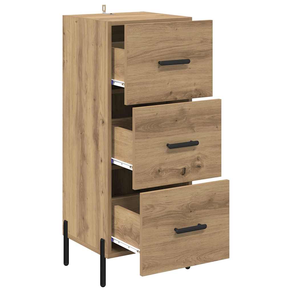 Credenza rovere artigianale 34 x 34,5 x 90 cm Legno multistrato