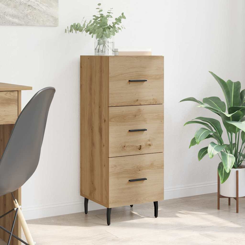 Credenza rovere artigianale 34 x 34,5 x 90 cm Legno multistrato