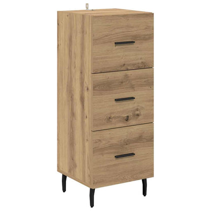 Credenza rovere artigianale 34 x 34.5 x 90 cm Legno multistrato