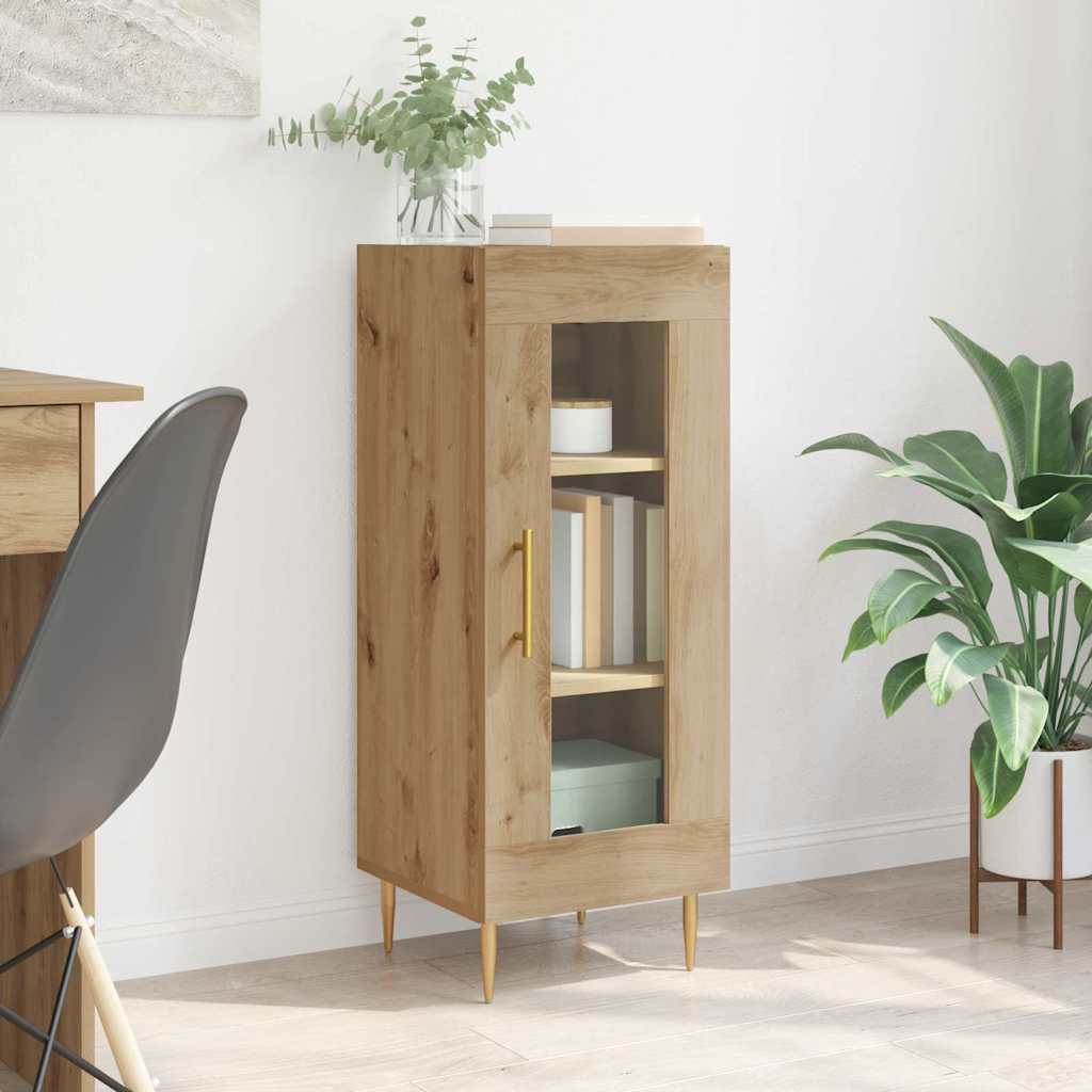 Credenza rovere artigianale 34 x 34.5 x 90 cm Legno multistrato