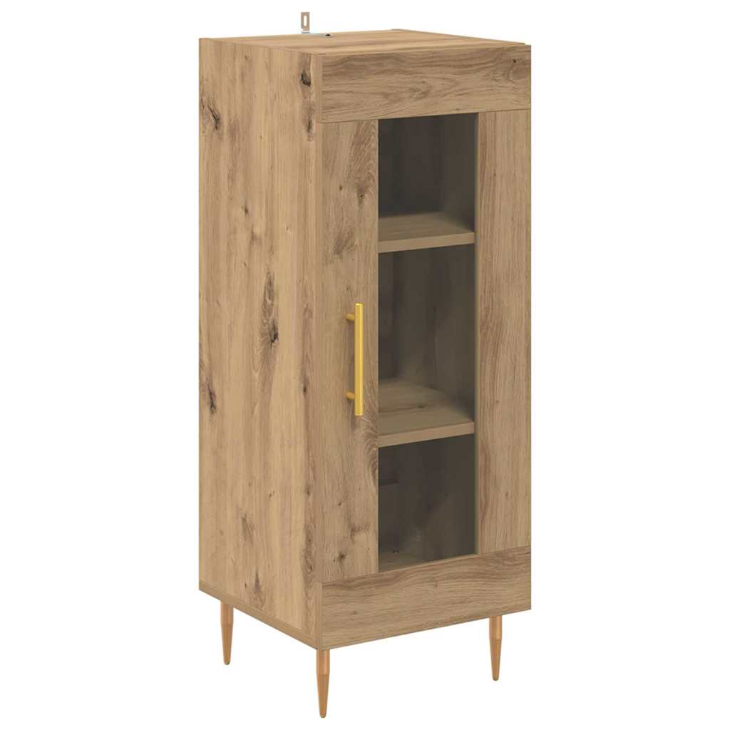 Credenza rovere artigianale 34 x 34.5 x 90 cm Legno multistrato