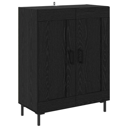 Credenza Rovere Nero 69,5 x 34 x 90 cm