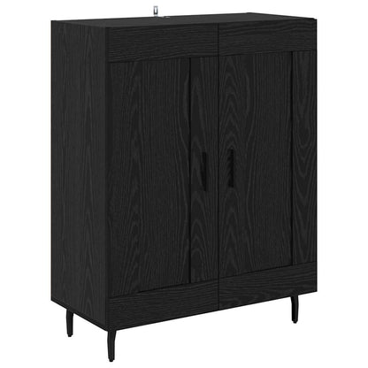 Credenza Rovere Nero 69,5 x 34 x 90 cm
