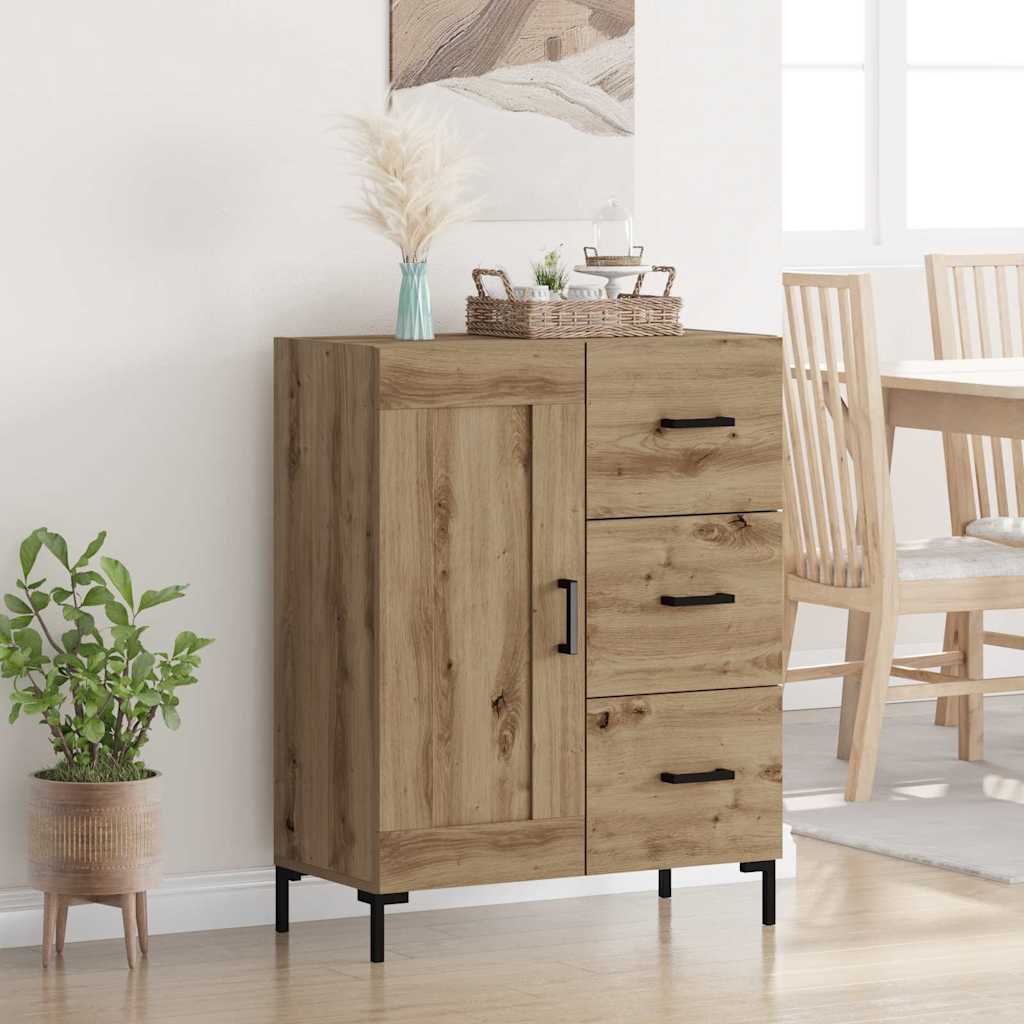 Credenza Rovere artigianale 69,5 x 34 x 90 cm Legno multistrato