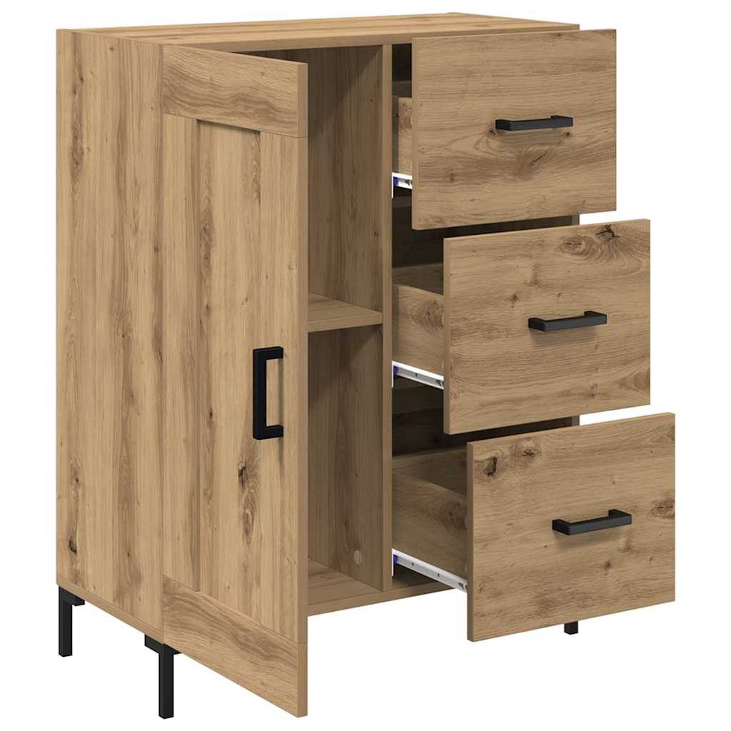 Credenza Rovere artigianale 69,5 x 34 x 90 cm Legno multistrato