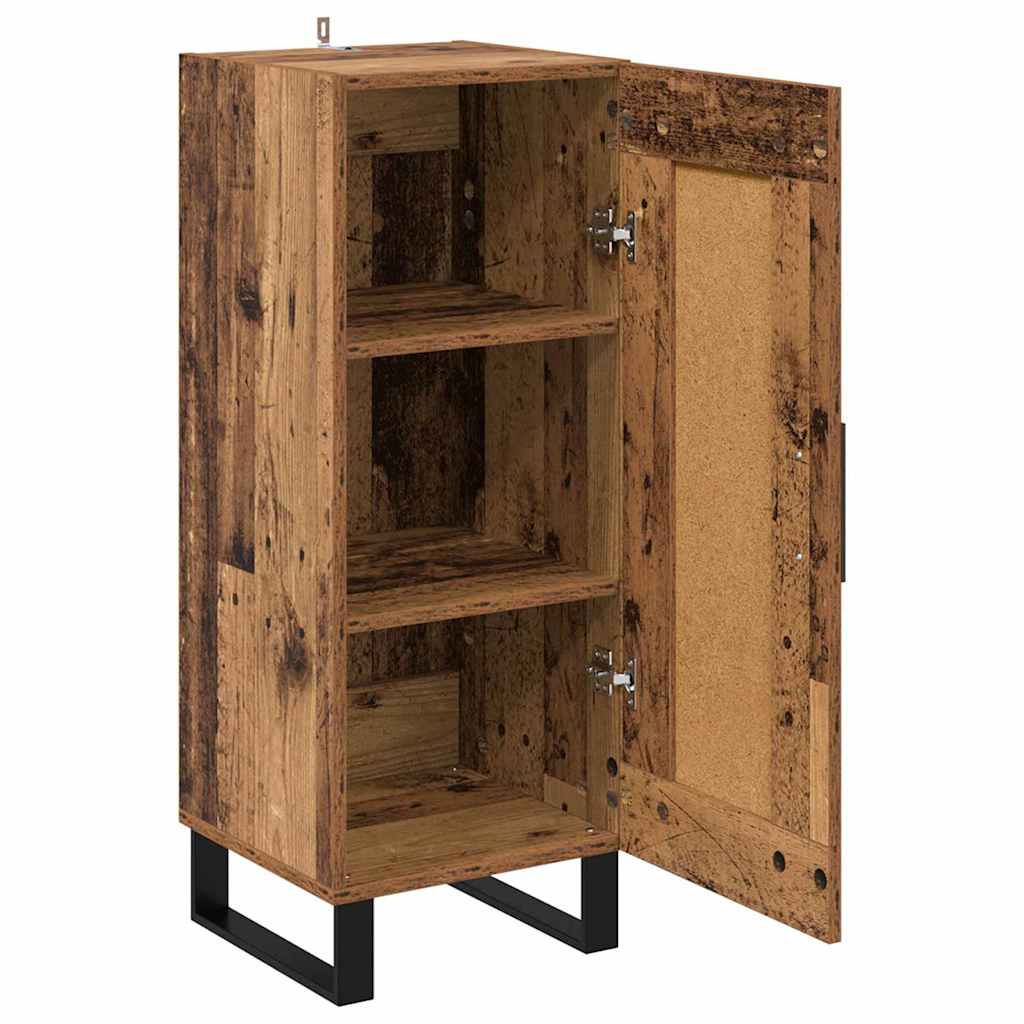 Credenza Legno vecchio 34,5 x 34 x 90 cm