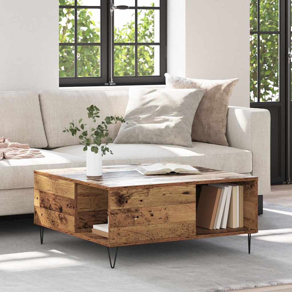 Tavolino da salotto Legno vecchio 80 x 80 x 36,5 cm