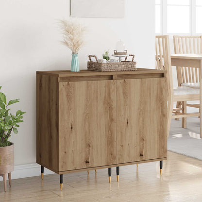 Credenza 2 pcs Rovere artigianale 40 x 35 x 70 cm
