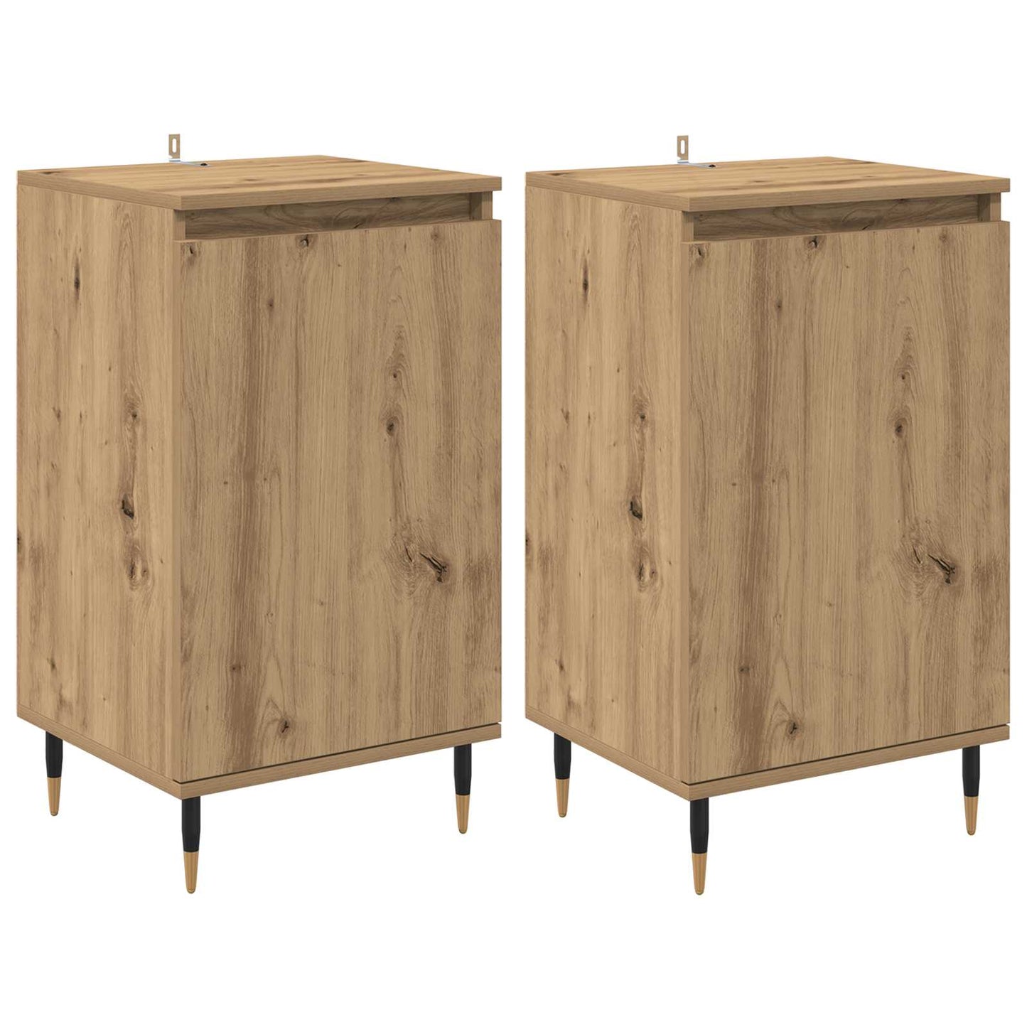 Credenza 2 pcs Rovere artigianale 40 x 35 x 70 cm