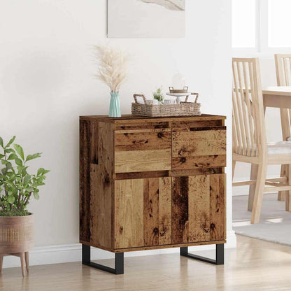 Credenza con cassetto Legno vecchio 60 x 35 x 70 cm