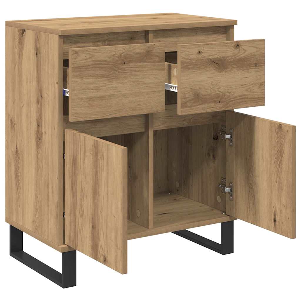 Credenza con cassetto Rovere artigianale 60 x 35 x 70 cm
