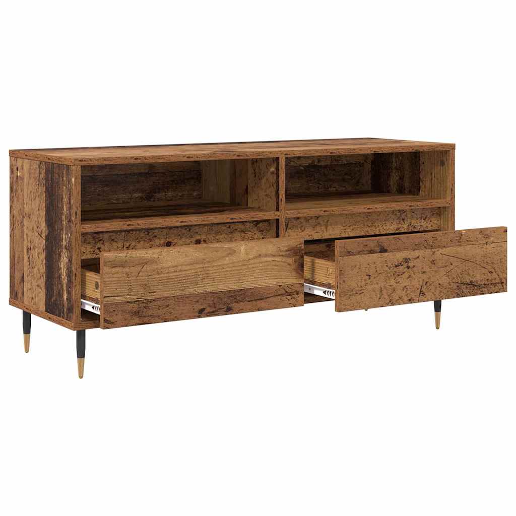 Mobile TV con cassetto Legno vecchio 100 x 34,5 x 44,5 cm