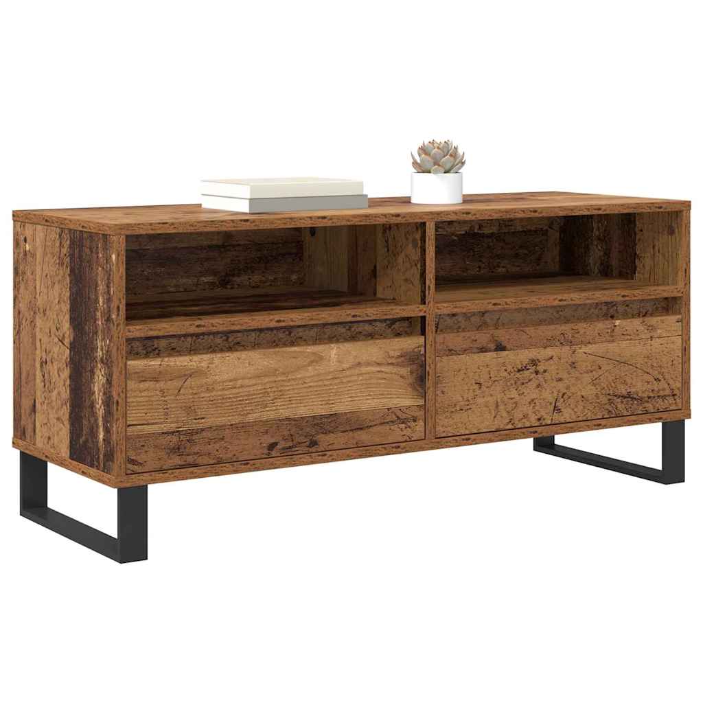 Mobile TV con cassetto Legno vecchio 100 x 34,5 x 44,5 cm