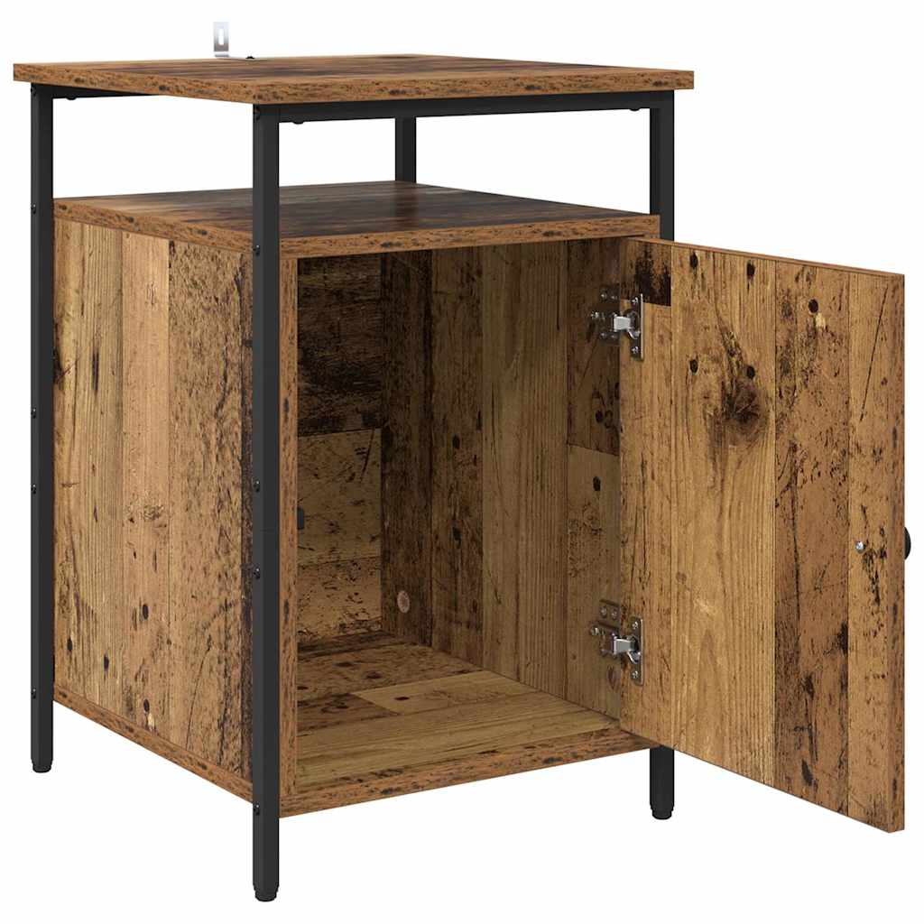 Armadio da Notte 2 pcs Legno vecchio 40 x 42 x 60cm