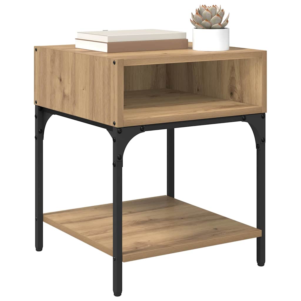 Comodino Rovere artigianale 40 x 40 x 50 cm Legno multistrato
