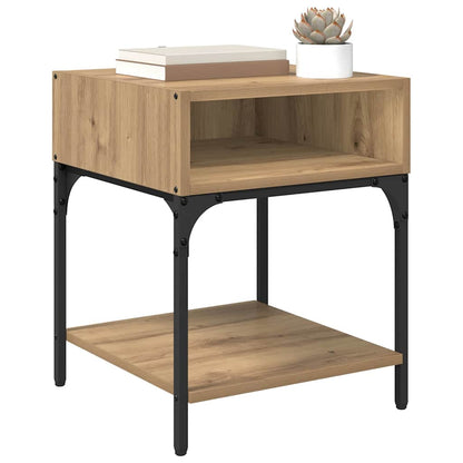 Comodino Rovere artigianale 40 x 40 x 50 cm Legno multistrato