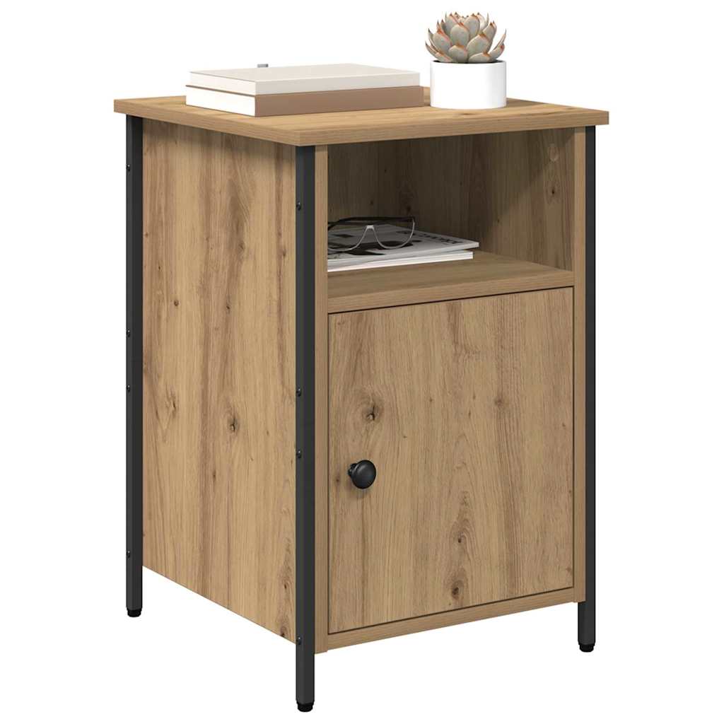 Armadio da Notte 2 pcs Rovere artigianale 40 x 42 x 60 cm