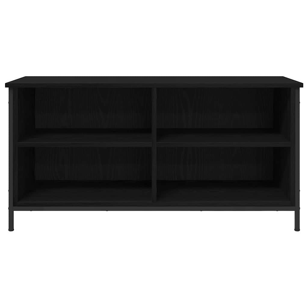 Mobile TV Rovere Nero 100 x 40 x 50 cm Legno multistrato