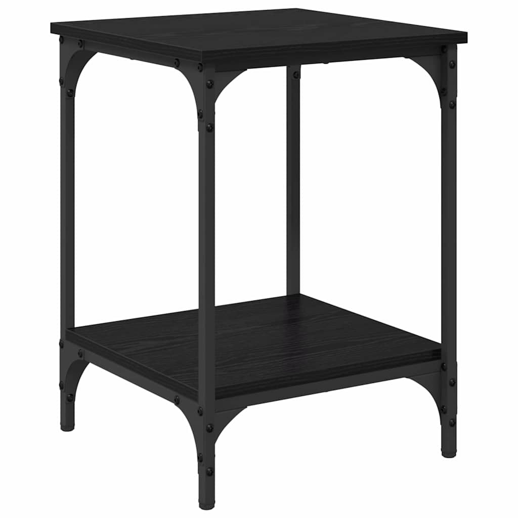 Tavolino da salotto Rovere Nero 40 x 40 x 55 cm