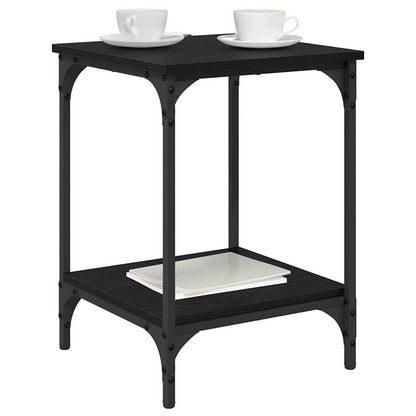 Tavolino da salotto Rovere Nero 40 x 40 x 55 cm