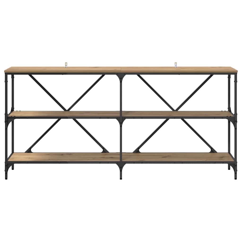 Tavolo consolle Rovere artigianale 160 x 30 x 75 cm