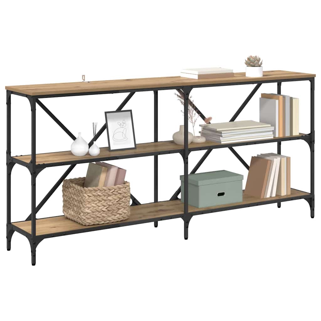 Tavolo consolle Rovere artigianale 160 x 30 x 75 cm