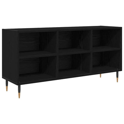 Mobile TV Rovere Nero 103,5 x 30 x 50 cm Legno multistrato