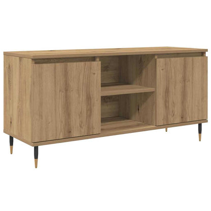 Mobile TV Rovere artigianale 104 x 35 x 50 cm Legno multistrato