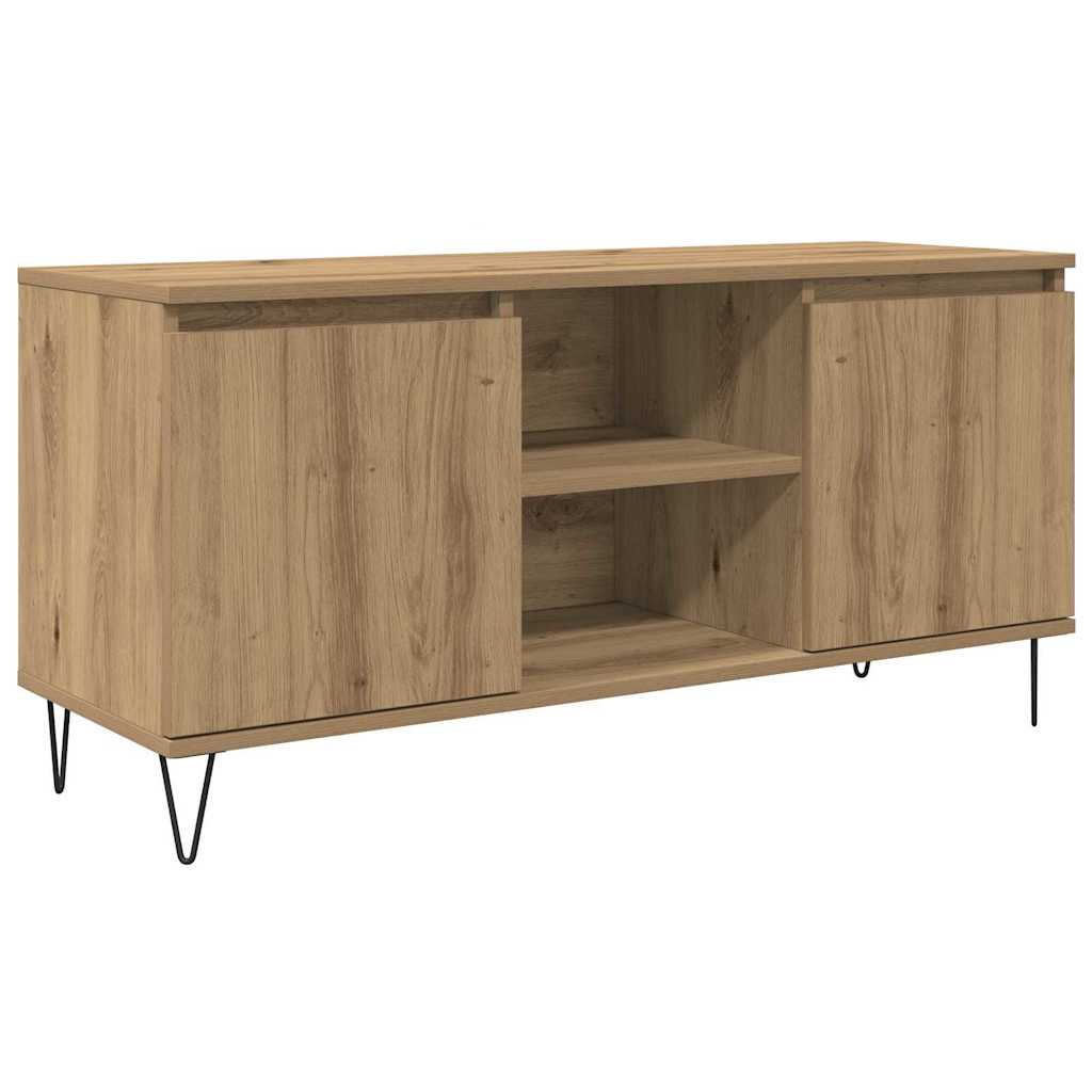 Mobile TV Rovere artigianale 104 x 35 x 50 cm Legno multistrato