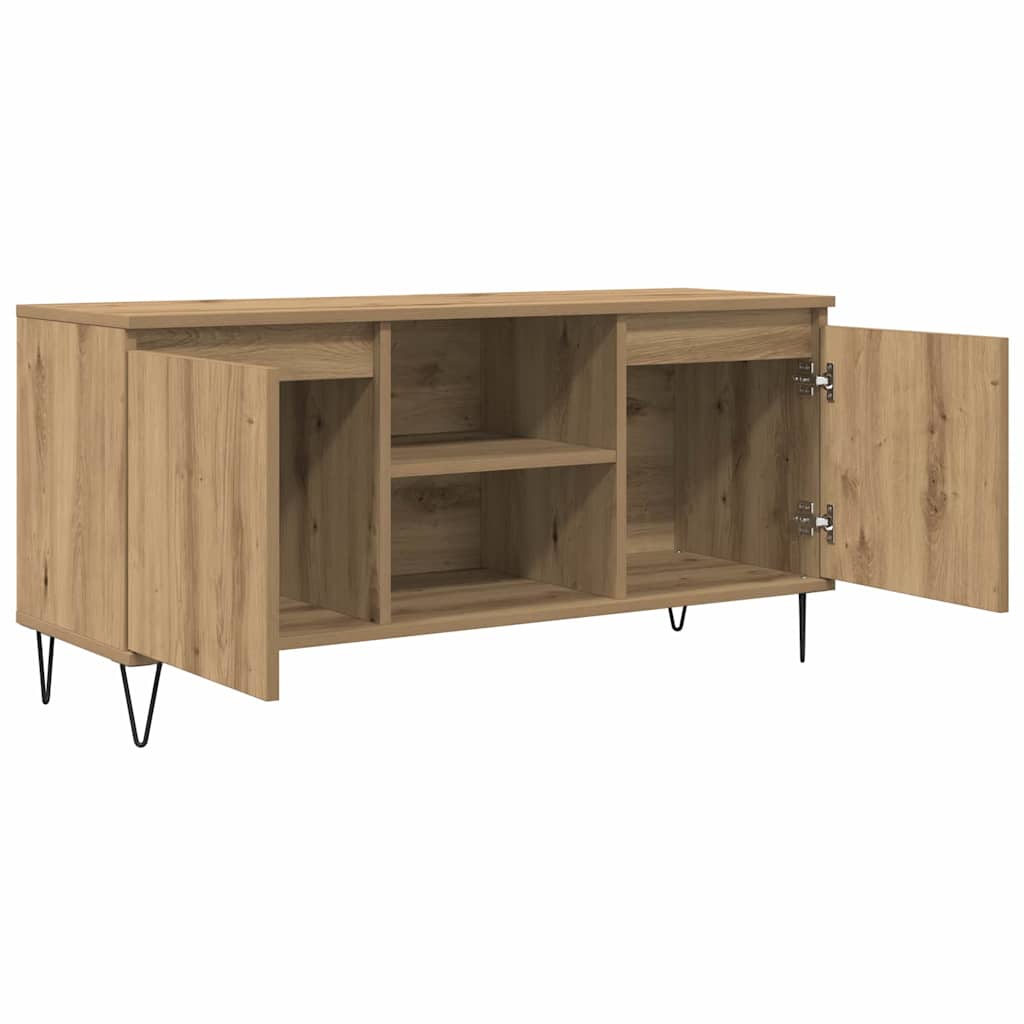 Mobile TV Rovere artigianale 104 x 35 x 50 cm Legno multistrato