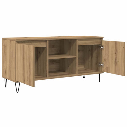 Mobile TV Rovere artigianale 104 x 35 x 50 cm Legno multistrato