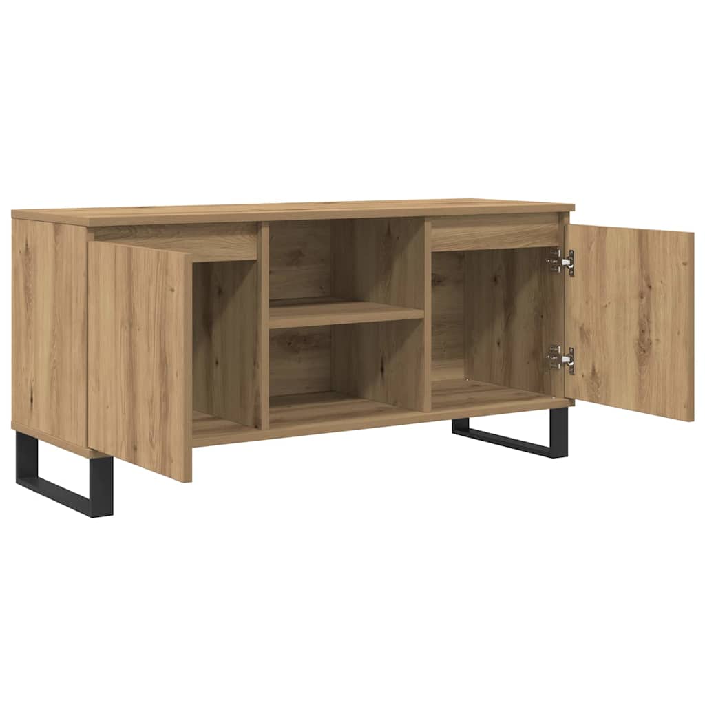 Mobile TV Rovere artigianale 104 x 35 x 50 cm Legno multistrato