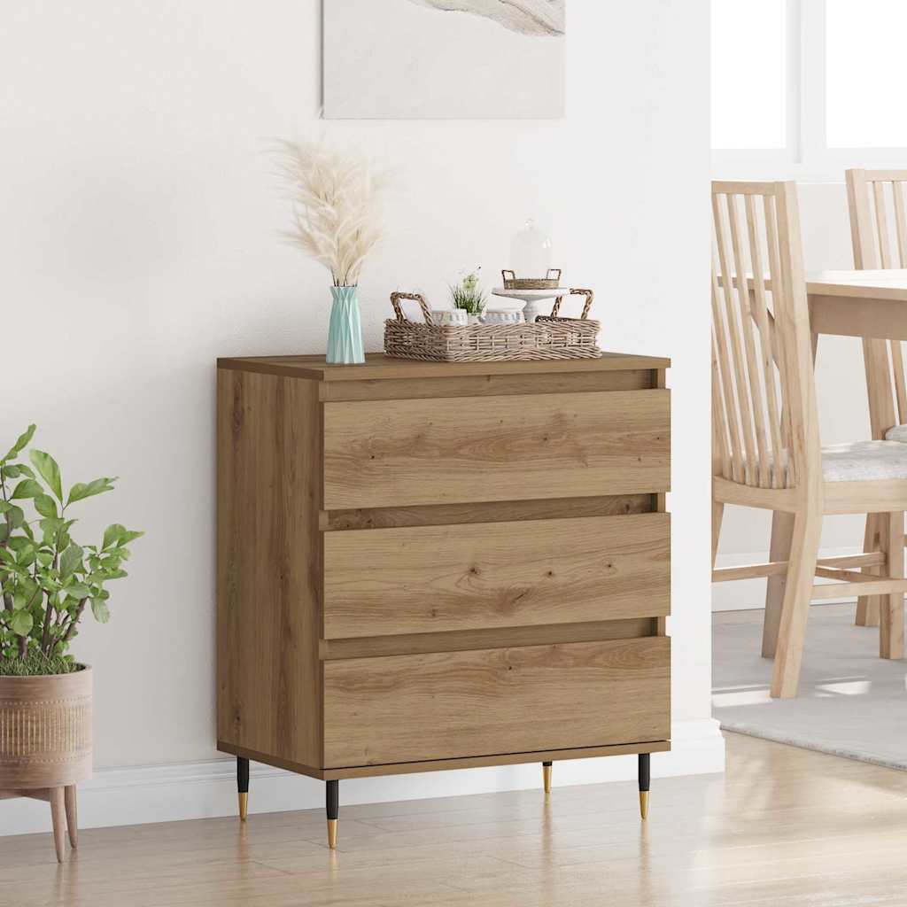 Credenza Rovere artigianale 60 x 35 x 70 cm Legno multistrato