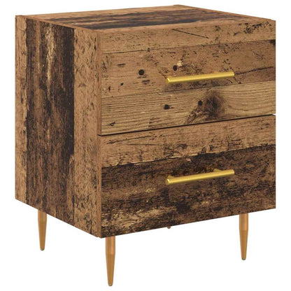 Armadio da Notte con cassetto Legno vecchio 40 x 35 x 47,5 cm