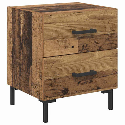 Armadio da Notte con cassetto Legno vecchio 40 x 35 x 47,5 cm